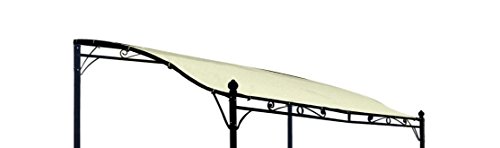 DEGAMO Ersatz Dachplane für Anbaupavillon Mantova 300x250cm, wasserdicht Ecru von DEGAMO