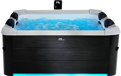 XXL Premium MSPA Whirlpool Outdoor Pool 160x160x65cm UVC+OZON Oslo 2024 +APP von DEKO VERTRIEB BAYERN