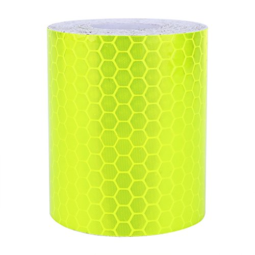 DEWIN 3 Stück/Packung Pure Fluorescent Reflective Adhesive Sticker Warnbandrolle, 300 cm, für die Sicherheit der Autowand von DEWIN