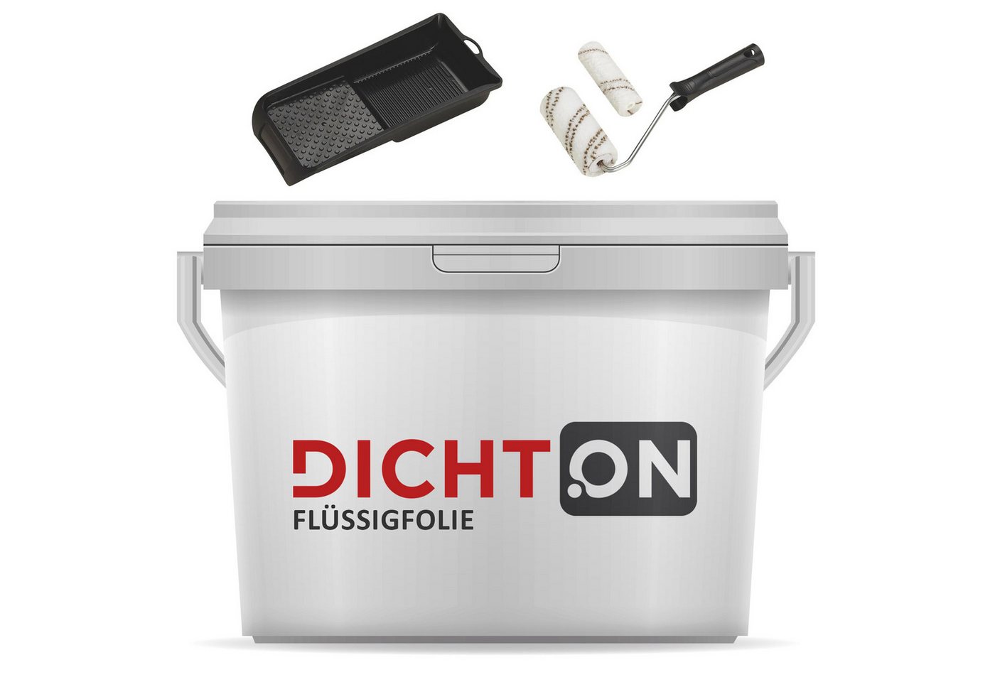 DICHTON Acryl-Flüssigkunststoff D.30W, Flüssigfolie, Wassersperre, Dichtmasse, Abdichtung Bad Dichtfolie von DICHTON