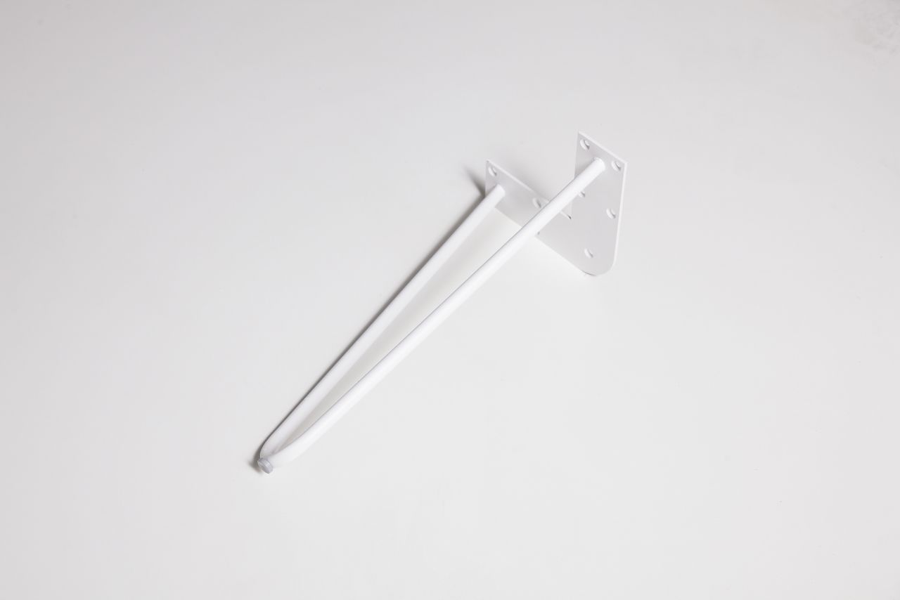 Dieda Bankgestell Hairpin weiß Maße (L x B x H): 420 x 180 x 59 mm von DIEDA