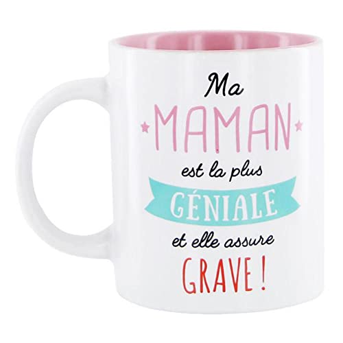 DITES LE AVEC DES MOTS CMMO0555 Mug Maman, Keramik, Rosa, One Size von CMP IBERICA