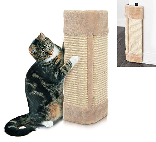 DIVCHI Katzenkratzbaum Katzenkratzbrett Pad Hängender Kratzbaum Katze Wandmontage Kratzbaum Wand Ecke Faltbar Haustier Sisal Kratzbaum von DIVCHI