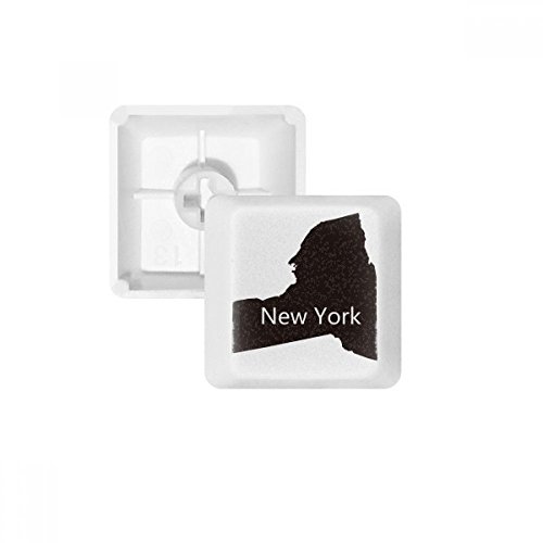 DIYthinker New York USA Karte Silhouette PBT Keycaps für Nein Mechanische Tastatur Weiß OEM Kennzeichnung Drucken von DIYthinker