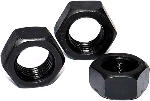 Sechskantmuttern M8 DIN 934 Stückzahl 25 Stahl schwarz Festigkeit 10 Schraubenmutter Gewindemuffen Gewindemuttern von DIZA