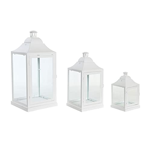 DKD Home Decor Laternen, Metall Glas, Estándar von DKD Home Decor