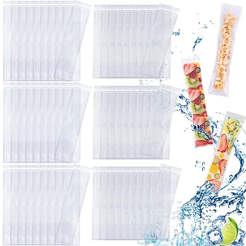 DKDDSSS 60PCS Popsicle Taschen, Eisformen Eis Am Stiel, Wassereis Tüten, Taschen Popsicle Formen Beutel, Eis Pop Beutel, Ice Pop für Joghurt, Eisbonbons, Eiscreme Party Favors von DKDDSSS