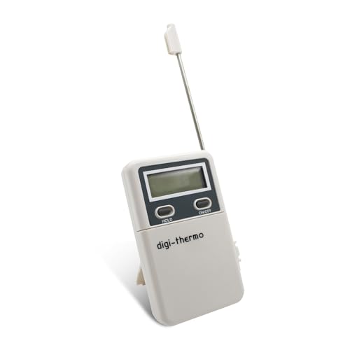 DOJA Barcelona | Digitales Handthermometer mit Fühler | Pack 1 | -50+300ºC | Thermometer mit Temperaturfühler | Industrielles Fühlerthermometer | Zur Temperaturmessung in Küche, Wasser... von DOJA Barcelona