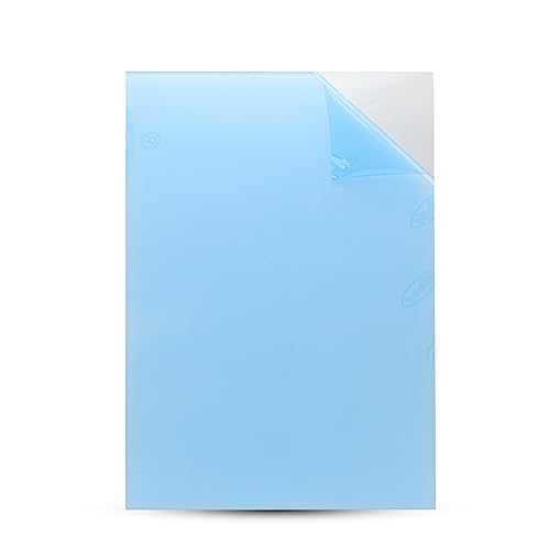 DOJA Barcelona | Transparente Acryl-Glas Platte | 210 x 297 mm | 3mm | Pack 5 | A4 | Methacrylat-Glasscheibe | Sichere und widerstandsfähige Acrylglas Platte | Acrylplatte Für Design & Dekoration von DOJA Barcelona