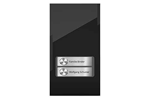 DoorLine Pro Exclusive Farbe: Schwarz von Telegärtner Elektronik, Intelligente Türstation, mit Ihrem Router z.B. mit der AVM FRITZ!Box zur Tür-Sprechanlage gekoppelt von DOORLINE