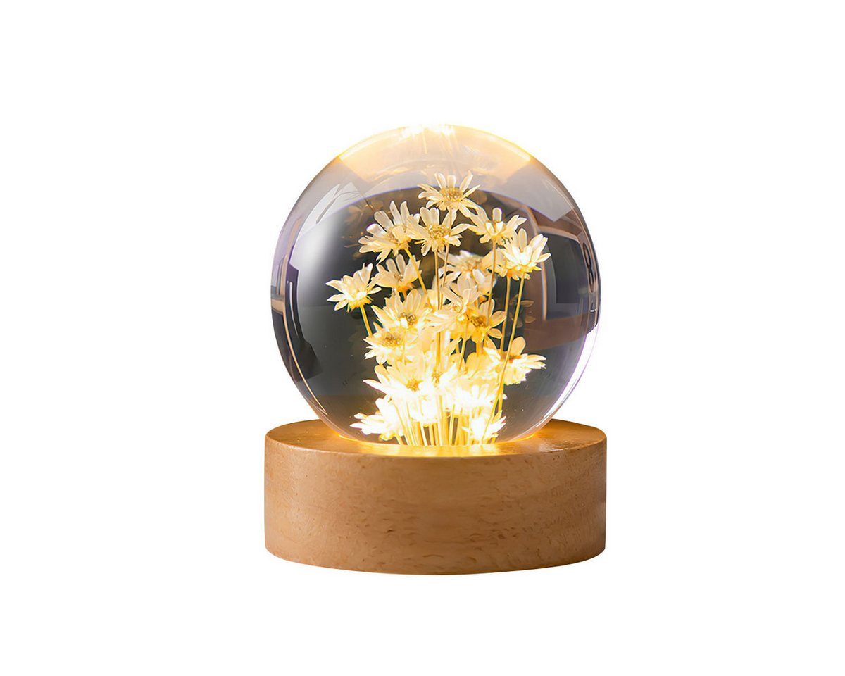 DOPWii LED Dekolicht Blumen Nachtlicht, Kristall Nachtlicht, modisch und schön von DOPWii