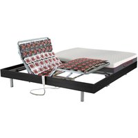 Relaxbett elektrisch - Matratzen mit Memory Schaum - ATRIDE von DREAMEA - mit OKIN-Motor - Schwarz - 2 x 80 x 200 cm von DREAMEA