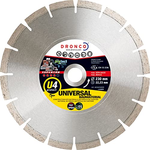 DRONCO U4PROTECT-125 - Disco de diamante Superior U4 Protect - Universal obra Ø 125 mm von DRONCO