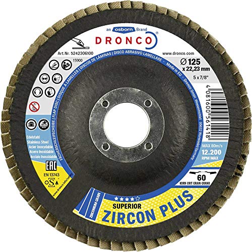 DRONCO 5242304100 - Disco laminado Zircon Plus 125/40(G-AZ) von DRONCO