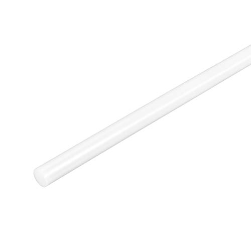 DSFHKUYB Kunststoff Rundstäbe, 6 Mm Durchmesser, 50Cm (10 Stück), Weiß FRP Fiberglas Rund Rod Engineering Plastic Bar von DSFHKUYB
