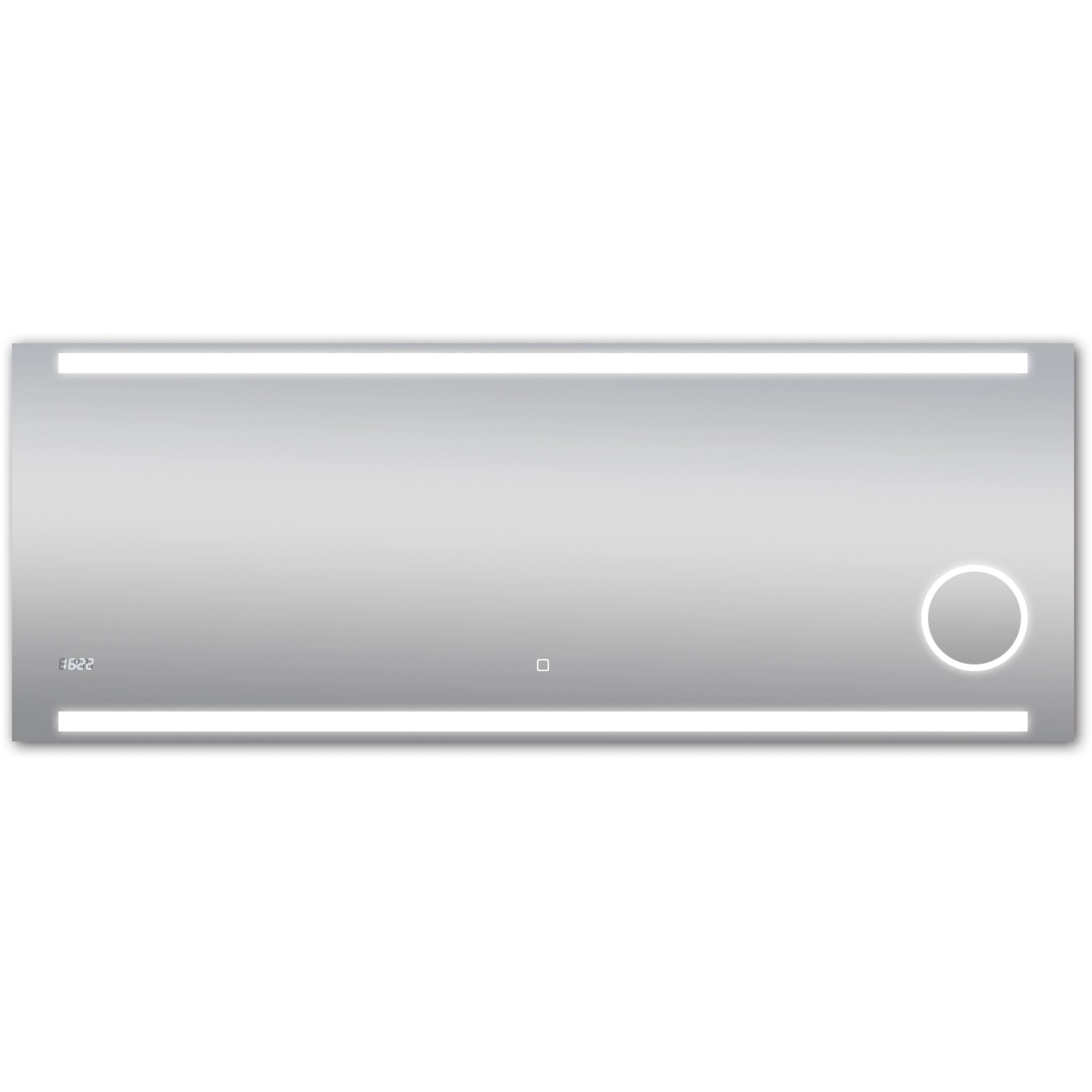 DSK Design LED-Lichtspiegel Silver Rey 160 cm x 60 cm von DSK