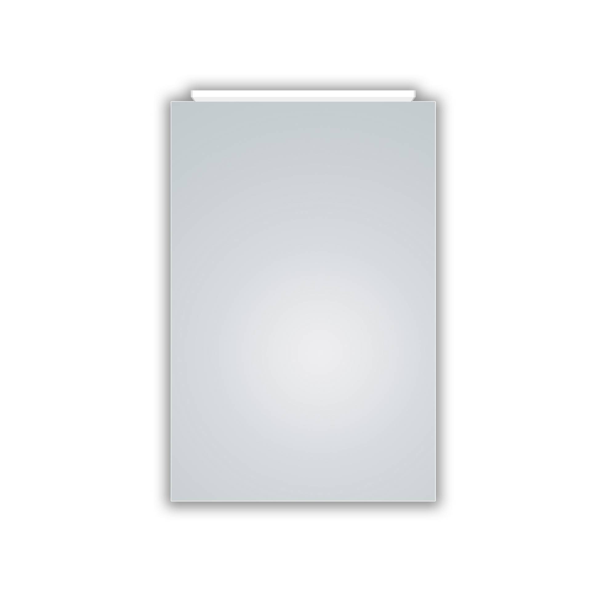 DSK LED-Spiegelschrank 'Aluminio Vegas' 40 x 60 x 13,1 cm von DSK