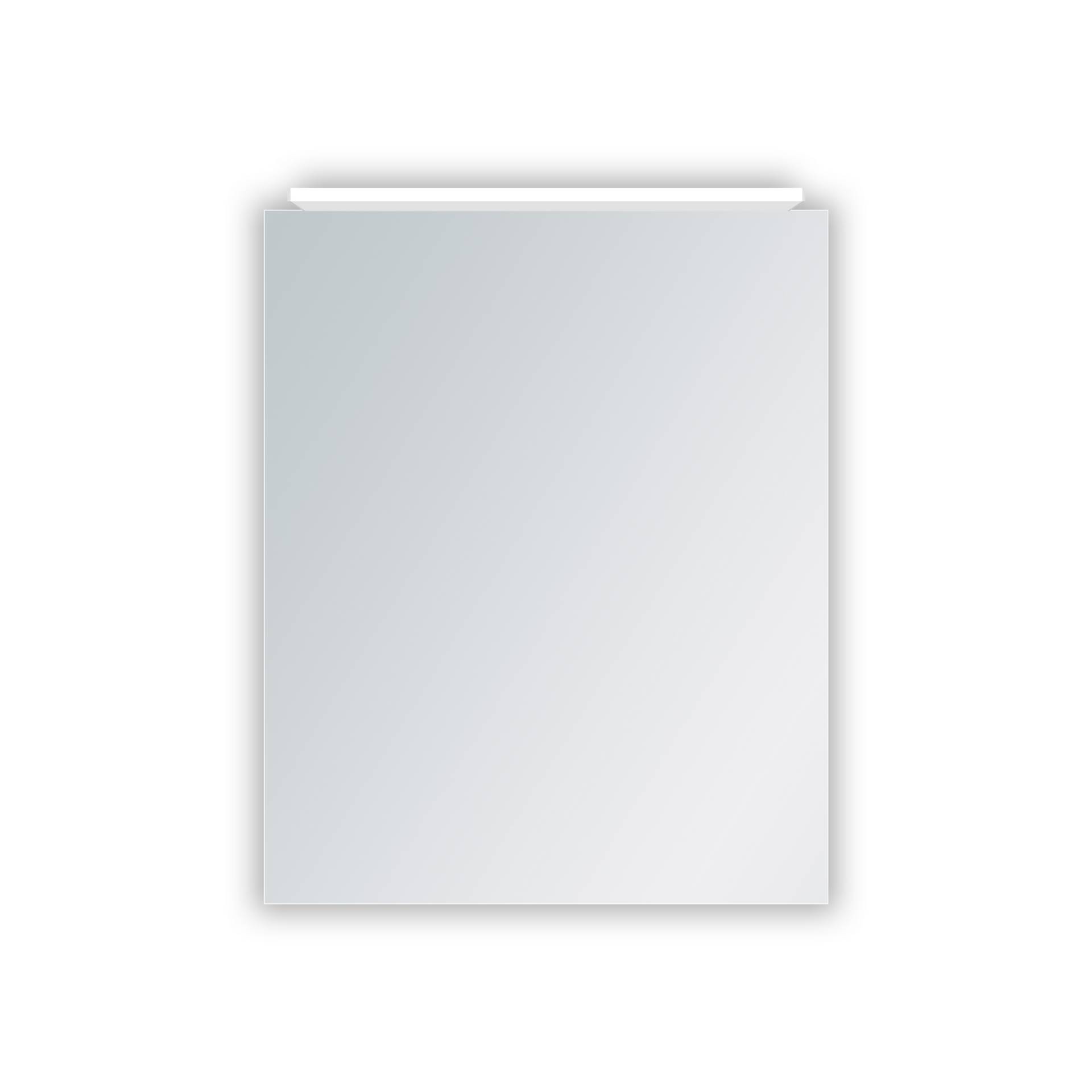 DSK LED-Spiegelschrank 'Aluminio Vegas' 50 x 60 x 11,2 cm von DSK