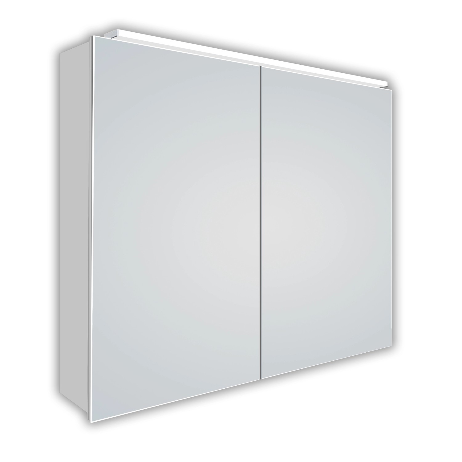 DSK Spiegelschrank Aluminio Vegas Alufarben 70 cm von DSK