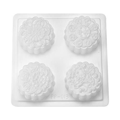 4 Auch Pudding Jelly Mooncake Mold handgemachte Blumen-Silikon-Kuchen-Form DUO ER von DUO ER