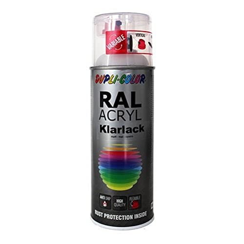 Dupli-Color 158193 RAL-Acryl-Spray, 400 ml, Klarlack Matt von DUPLI-COLOR