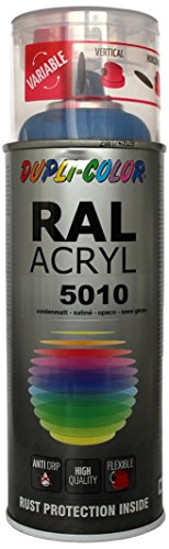 Dupli-Color 366277 RAL-Acryl-Spray 5010, 400 ml, Enzianblau Seidenmatt von DUPLI-COLOR