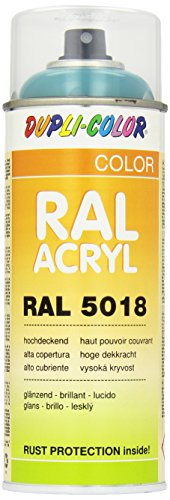 Dupli-Color 518515 RAL-Acryl-Spray 5018, 400 ml, Türkisblau Glanz von DUPLI-COLOR