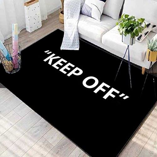 Keep Off Teppich, Wohnzimmer Teppiche, Schlafzimmer Nachttisch Erker Fenster Teppich, Bereich Teppich Flur Fußmatten 60 * 90cm von DYBTPTOP