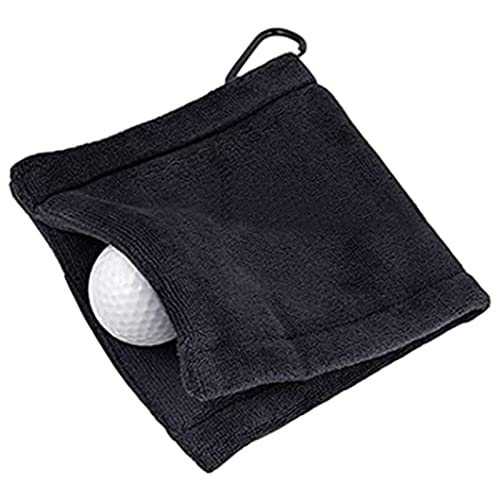 DZAY Golfball-Handtuch Mikrofaser Golf Handtuch,Golf Reinigungstuch Golf Towel Golfhandtücher,Golf Towel Golfhandtücher Golf Reinigung Tuch für Golf zubehör (5,5" x 5,5") (A) von DZAY