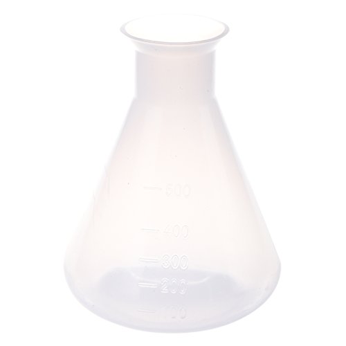 500 ml klare Kunststoff Laborchemikalie Erlenmeyerkolben Vorratsflasche von Dacvgog