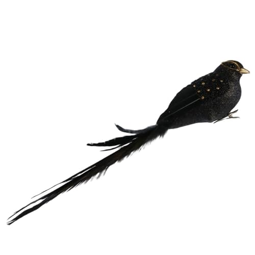 Baumschmuck Baumclip Vogel 50cm schwarz Weihnachtsdeko von Dadeldo Living & Lifestyle