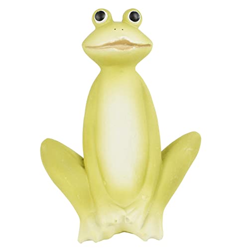 Dadeldo Living & Lifestyle Dekofigur Frosch Polyresin 18cm grün von Dadeldo Living & Lifestyle