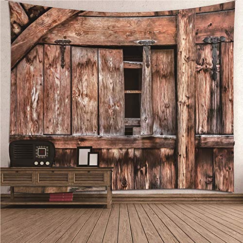 Daesar Wandbehang Vintage Altes Holzbrett Wandteppich Jugendzimmer 350x256CM Tapisserie Hippie aus Polyester, Wandteppich für Schlafzimmer Wohnzimmer Deko von Daesar