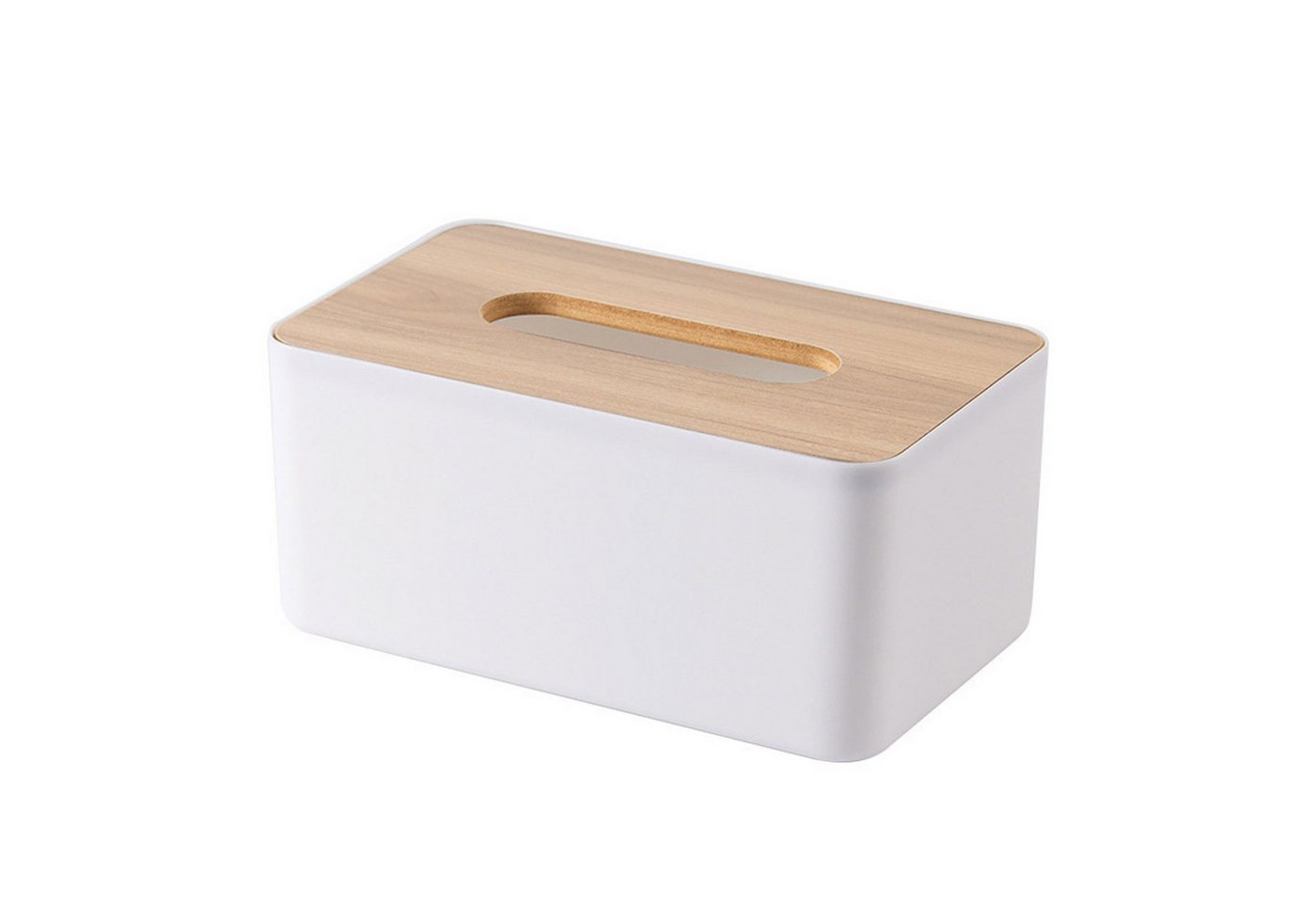 Daisred Papiertuchbox Kosmetiktücher Box aus Holz 21x13x9cm (1 St) von Daisred