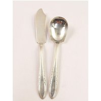 National Silver Flame Aka Viceroy Epns Master Butter, Sugar Spoon With D Mono G027 von DaisyLaneAntiques