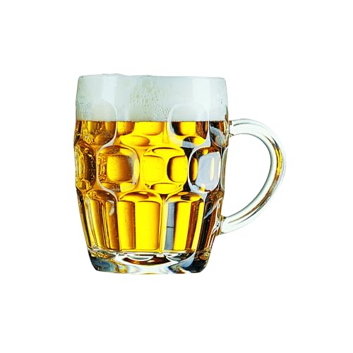 Dajar 989 Biergläser, Glas, Transparent, 9,8 x 9,8 x 12,4 cm von Dajar