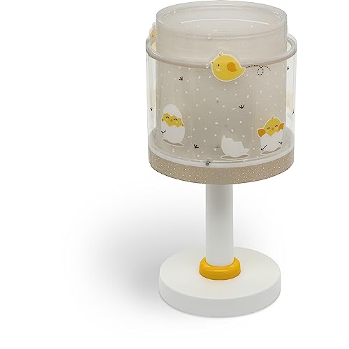 Dalber Kinder Tischlampe Nachttischlampe kinderzimmer Baby Chick Küken Tiere, 76871, E14 von Dalber