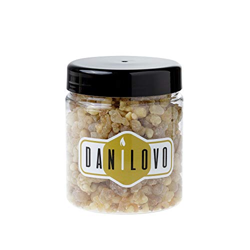 Danilovo Weihrauch, Frankincense, Räucherwerk, Erbsen groß, Olibanum Boswellia ohne Verunreinigungen, Ladan. Kirchenqualität Incense (300 g, Erbsen groß) von Danilovo