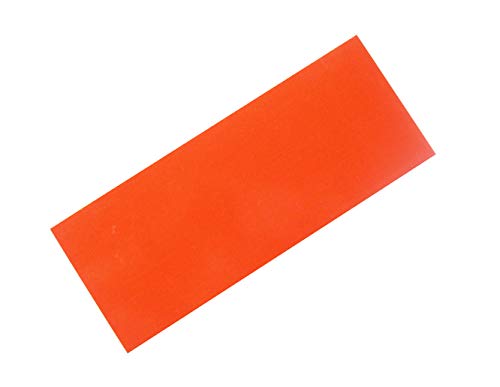 Spacer G10 4"X 10" X 0.04" (100x250x1mm) Handling Material für die Messerherstellung,Miarta Knife Scales Slab (Orange) von Danuland