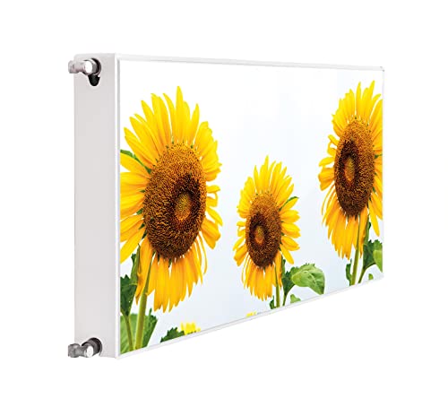 DarHaus Magnet Heizkörperverkleidung Heizkörperabdeckung Heizung Schutz, 120x60 Motiv Sonnenblume von DarHaus