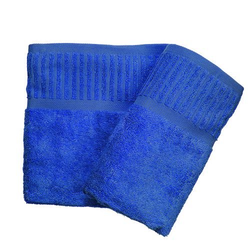 Das blaue Wunder - Bamboo Handtücher, 2er (blau) von Das blaue Wunder