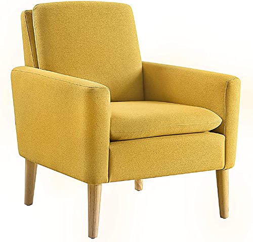 Dazone Modern Wohnzimmer Sessel Samt Lounge Sessel für Wohnzimmer und Schlafzimmer Sofa Stuhl von Dazone