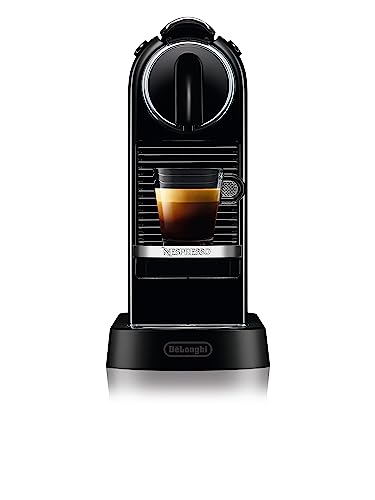 Nespresso De'Longhi EN167.B Citiz Kaffeekapselmaschine, mit Hochdruckpumpe, 1260W, 1liter,37.4 x 11.9 x 25.5 cm, Schwarz von Nespresso