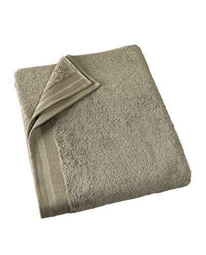 De Witte Lietaer Contessa Luxe Badetuch, Baumwolle, Taupe, 100 x 150 cm von De Witte Lietaer