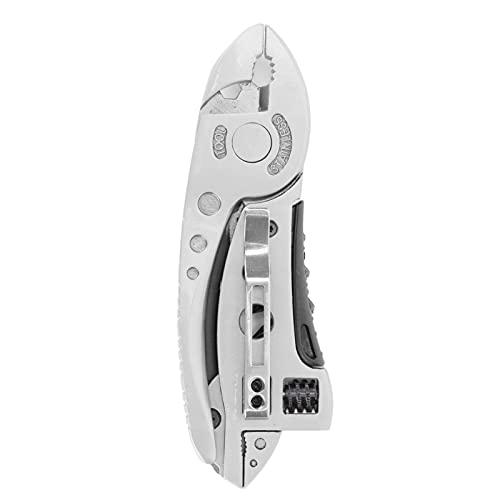 Multi Tool, Faltbares Multitools Edelstahl, Multifunktionswerkzeuge, Multifunktionale Zange mit Schraubenschlüssel, Schraubendreher-Bits, Zangen, Überleben, Notfallausrüstung für Camping, Reparieren von Dechoga