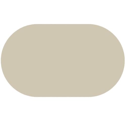 Lacktischdecke Tischdecke Wachstuch Wachstischdecke Rund Oval Größe und Farbe wählbar Beige Rosa Oval ca. 140 x 260 cm abwaschbare Gartentischdecke von DecoHomeTextil