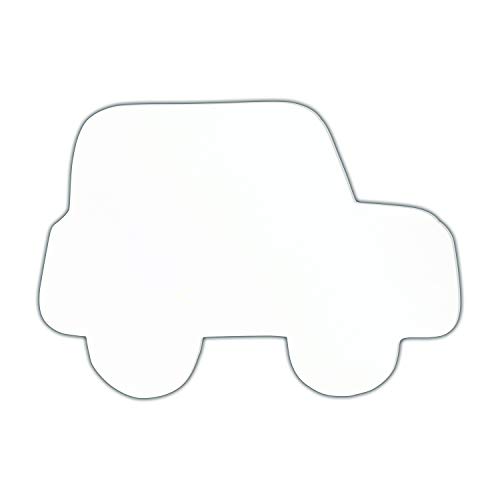 Décopatch AC448O Auto Silhouette M aus Pappmaché, 2,5 x 20,5 x 14,5 cm, zum Verzieren, perfekt für Ihre Wohndeko, weiß von Decopatch