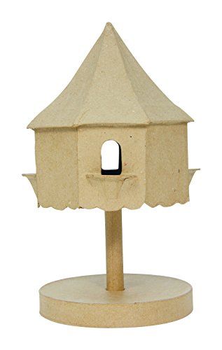 Décopatch HD024O - Figur aus Pappmaché, Vogelhaus zum Aufhängen (tief), 1 Stück von Decopatch