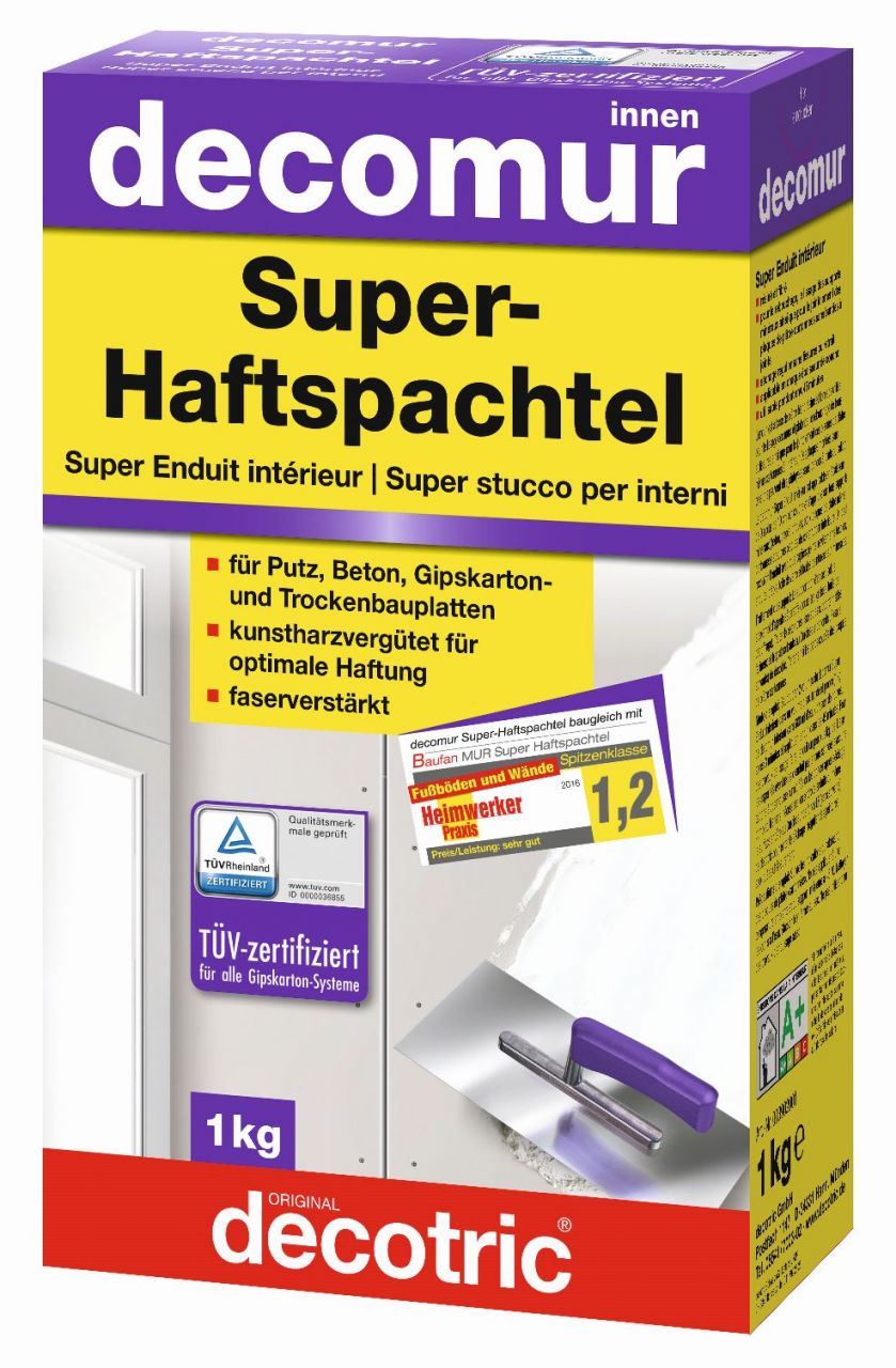 Decotric Decomur Super-Haftspachtel 1 kg von Decotric