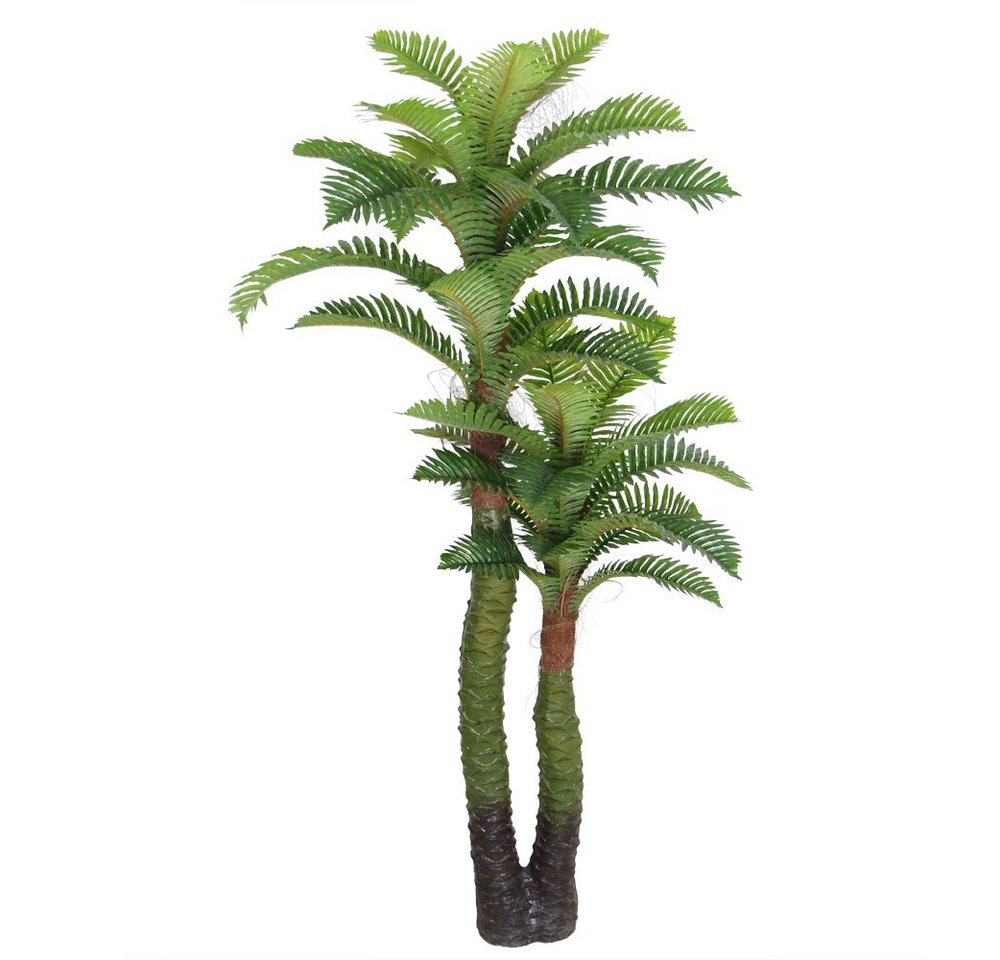Kunstpalme Künstliche Kunstpalme Palme künstlich Königspalme Kunstpflanze 140 cm, Decovego von Decovego